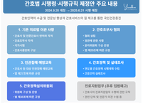 보건복지부, 「간호법」시행령·시행규칙 제정안 입법예고