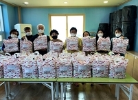 군산시, 아동청소년을 위한 옥구지역아동센터와 함께한 식품꾸러미 나눔행사 
