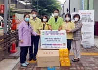 김제 가족사랑요양병원, 김제시보건소 선별진료소 의료진 격려ㆍ물품 전달