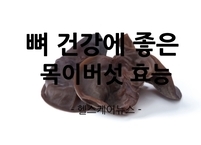 뼈 건강에 좋은 목이버섯 효능과 부작용