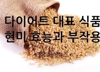다이어트 대표 식품 현미 효능과 부작용