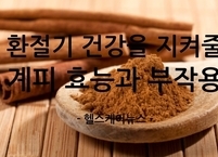 환절기 건강을 지켜줄 계피의 효능과 부작용