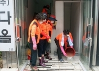 전라북도자원봉사센터, 잡중호우 피해 복구 봉사 활동 펼쳐