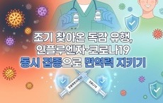조기 찾아온 독감 유행, 인플루엔자·코로나19 동시 접종으로 면역력 지키기