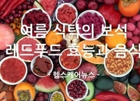 여름 식탁의 보석, 레드푸드 효능과 대표 음식
