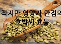 작지만 영양가 만점의 호박씨 효능