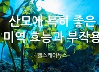 산모에 특히 좋은 미역의 효능과 부작용