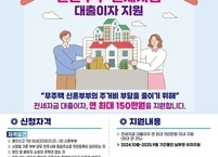 전주시, 신혼부부 주거 안정 총력! 전세자금 대출이자 연 최대 150만 원 지원!