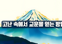 고난 속에서 교훈을 얻는 방법