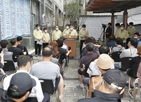 정헌율 익산시장, 창인동 일원 침수피해 원인조사 결과 현장 설명