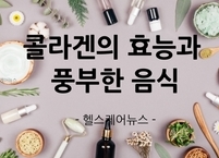 콜라겐의 효능과 풍부한 음식