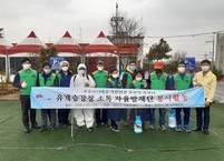 전주시 자율방재단, 버스승강장 방역 앞장서