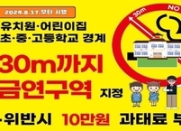 유치원·학교 등 교육시설 주변 금연구역 대폭 확대