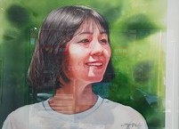 전주역 첫마중길에서의 그림 전시회