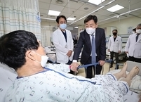 김관영 도지사,  의료공백 상황 속 의료진 격려