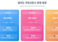 국민권익위 '달리는 국민신문고' 전남·전북 3개 지역 순회 운영