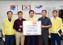 더조은(주)+수와진, 남원시에 비말마스크 63,000매 기탁... 코로나19 극복의지 높여