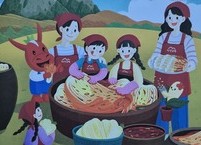 갓 담은 김치로 밥 먹고 가세요