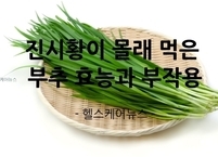 진시황이 몰래 먹은 부추 그 효능은?