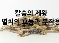 칼슘의 제왕이라 불리는 멸치의 효능과 부작용