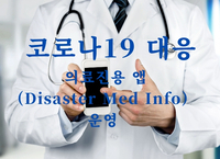 코로나19 등 의료방역 종사 의료진용 앱(Disaster Med Info) 운영 개시