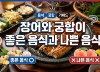 장어와 궁합이 좋은 음식과 나쁜 음식