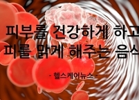 피부를 건강하게 하고 피를 맑게 해주는 음식