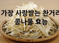 가장 사랑받는 찬거리 콩나물 효능은?
