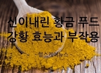 신이내린 황금 푸드 강황 맵지만 효능 만점