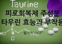 피로회복제 주성분 타우린 효능과 부작용