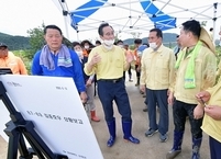 황숙주 순창군수, 송하진 지사 만나 수해피해 지원 요청