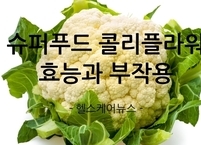 슈퍼푸드 콜리플라워 효능과 부작용