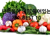 단백질이 많이 들어있는 채소 BEST 10
