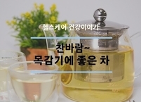 [카드뉴스] 추운날씨 목감기에 좋은 차